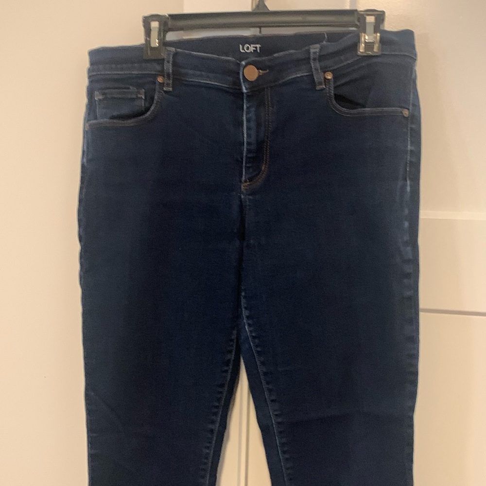 Loft modern skinny ankle jeans